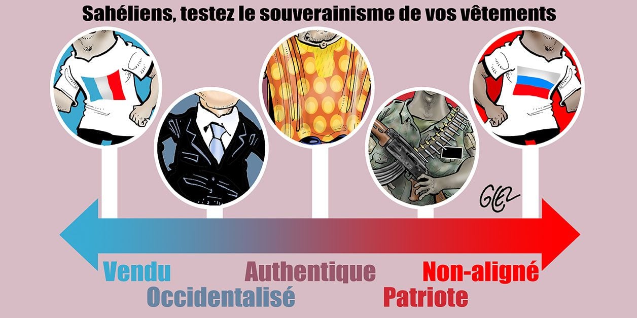 Au sommet Russie-Afrique, le langage sahélien des boubous et des treillis
