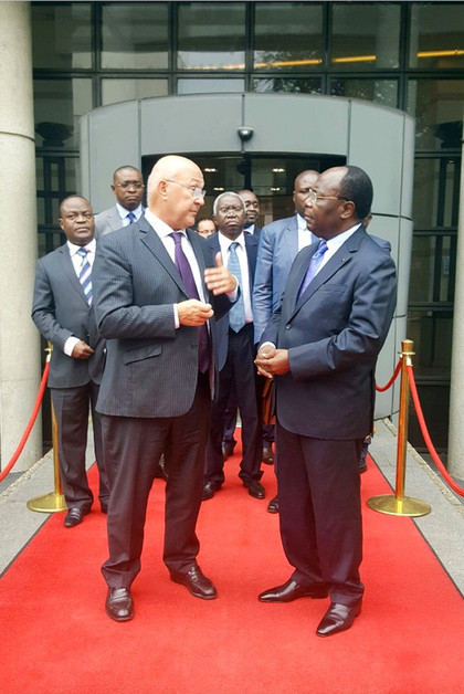 CongoBrazzaville de passage en France, le Premier ministre Clément