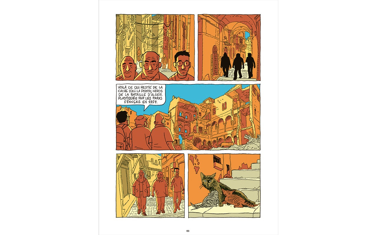 France-Algeria: an “I don't love you either” that is also written in comics 2 - Noticias da África Plates from the album “Alger-Retour” by Frédéric Neidhardt. © Marabulles