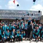 Diplômés de l’Institut national de statistiques et d’économie appliquée de Rabat. © Insea