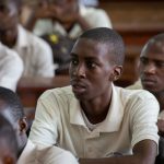 Des étudiants en filière Éducation à l’université de Porto-Novo, au Bénin, en  mai 2017. © Flickr / Creative Commons / World Peace Intiative