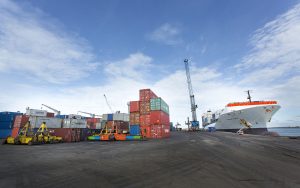 Port de commerce de Lomé. © Jacques Torregano pour JA