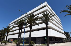Siège de la banque marocaine Attijariwafa, à Casablanca. © FADEL SENNA/AFP.