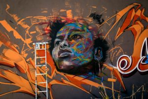 Dakar possède le festival de grafiti le plus ancien d’Afrique. ©María Rodríguez/Efe/MAXPPP