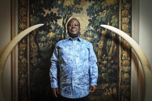 Henri Konan Bédié, ici à Paris en 2017, est décédé le 1er août 2023 à l’âge de 89 ans. © Vincent Fournier/JA