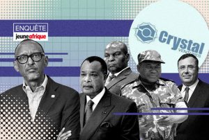 Montage avec de g. à dr. : Paul Kagame, président du Rwanda ; Denis Sassou Nguesso, président de la République du Congo ; Faustin-Archange Touadéra, président de la Centrafrique ; , Filipe Nyusi, président du Mozambique ; et Patrick Pouyanné, à la tête de Total. © MONTAGE JA : Vincent Fournier/JA ; Présidence du Congo ; Ludovic Marin/AFP ; FLICKR PAUL KAGAME ; Bruno Lévy pour JA.