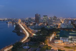 Le Plateau, le quartier d’affaires d’Abidjan, Côte d’Ivoire. © Nabil Zorkot