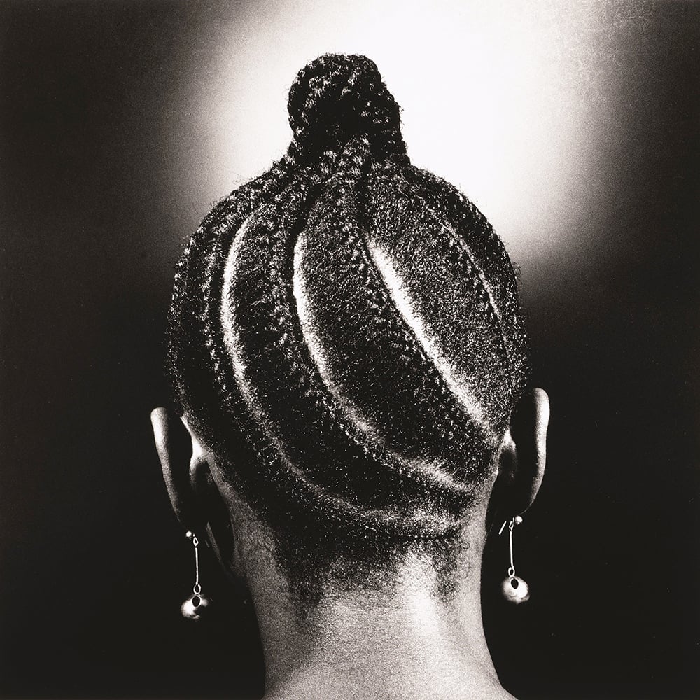 Okhai Ojeikere, Untitled, Hairstyles Series, C.1980