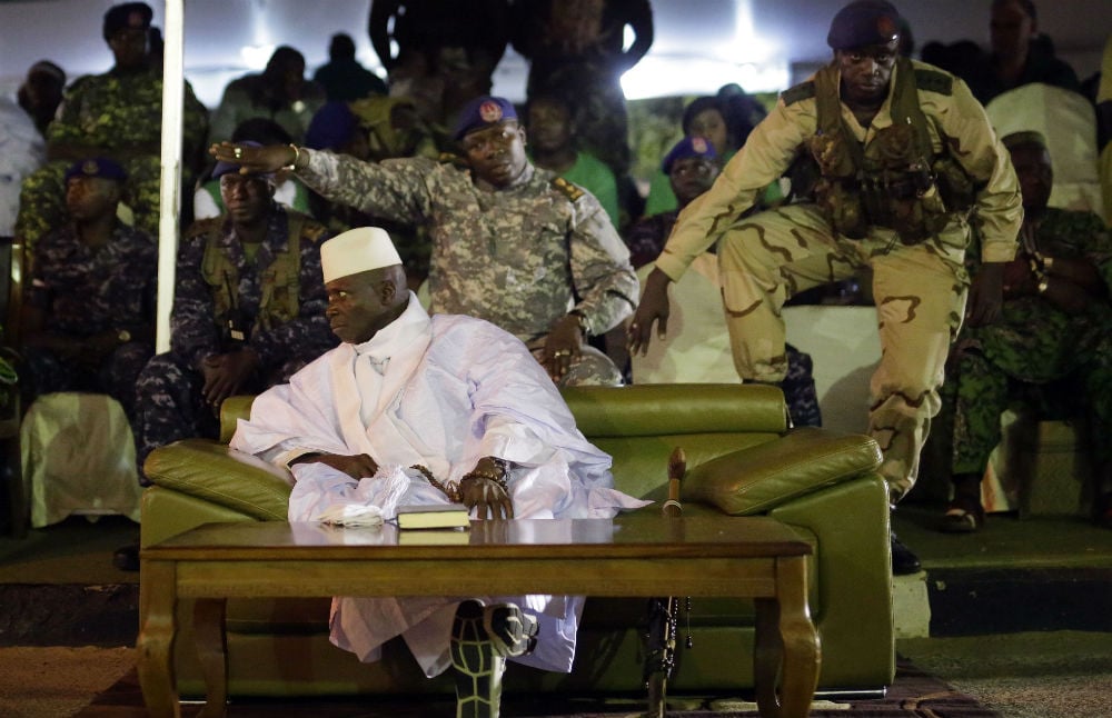 Yahya Jammeh, en novembre 2016. &copy; Jerome Delay/AP/SIPA