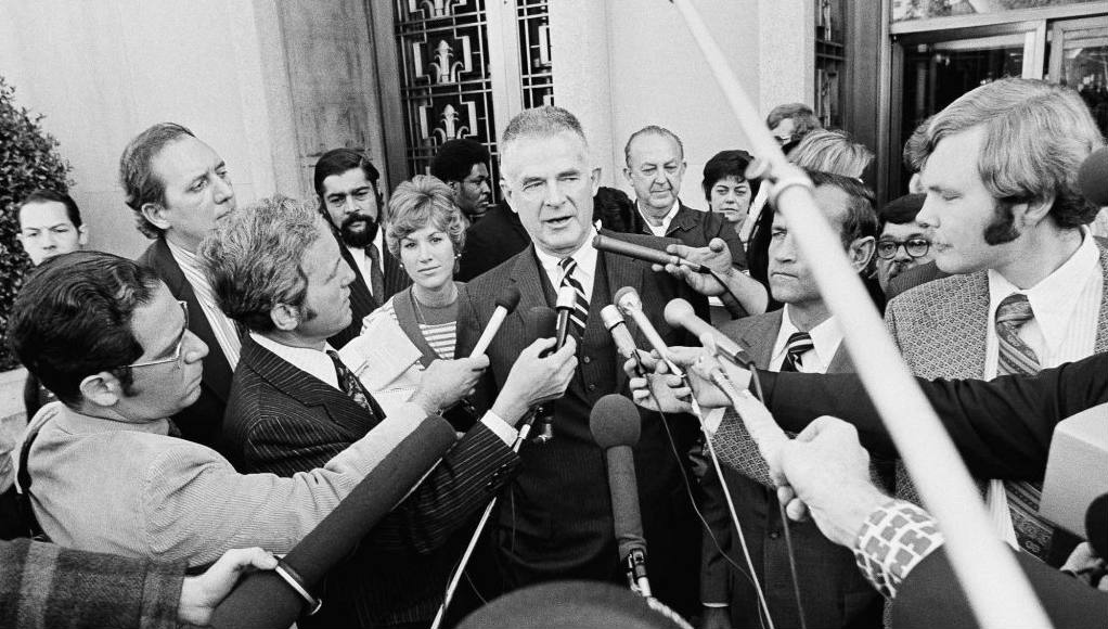 Un des principaux protagonistes du Watergate : le procureur Archibald Cox, en 1973. &copy; John Duricka/AP/SIPA