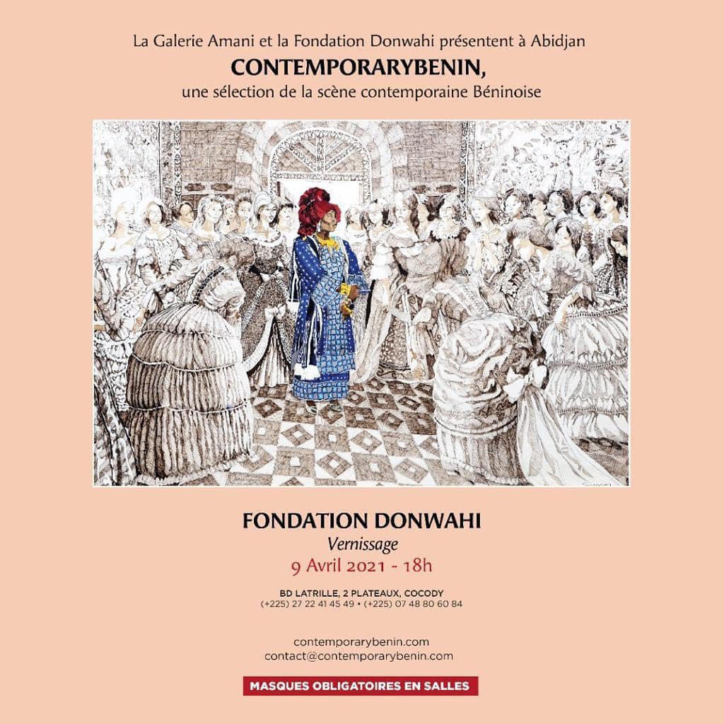 Affiche de l’exposition itinérante « Contemporarybenin ». &copy; DR