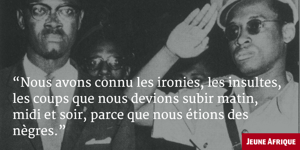 Patrice Lumumba et le colonel Joseph-Désiré Mobutu. &copy; Archives J.A.