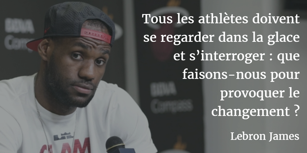 Déclaration de Lebron James. &copy; Alan Diaz/AP/SIPA &#8211; J.A.