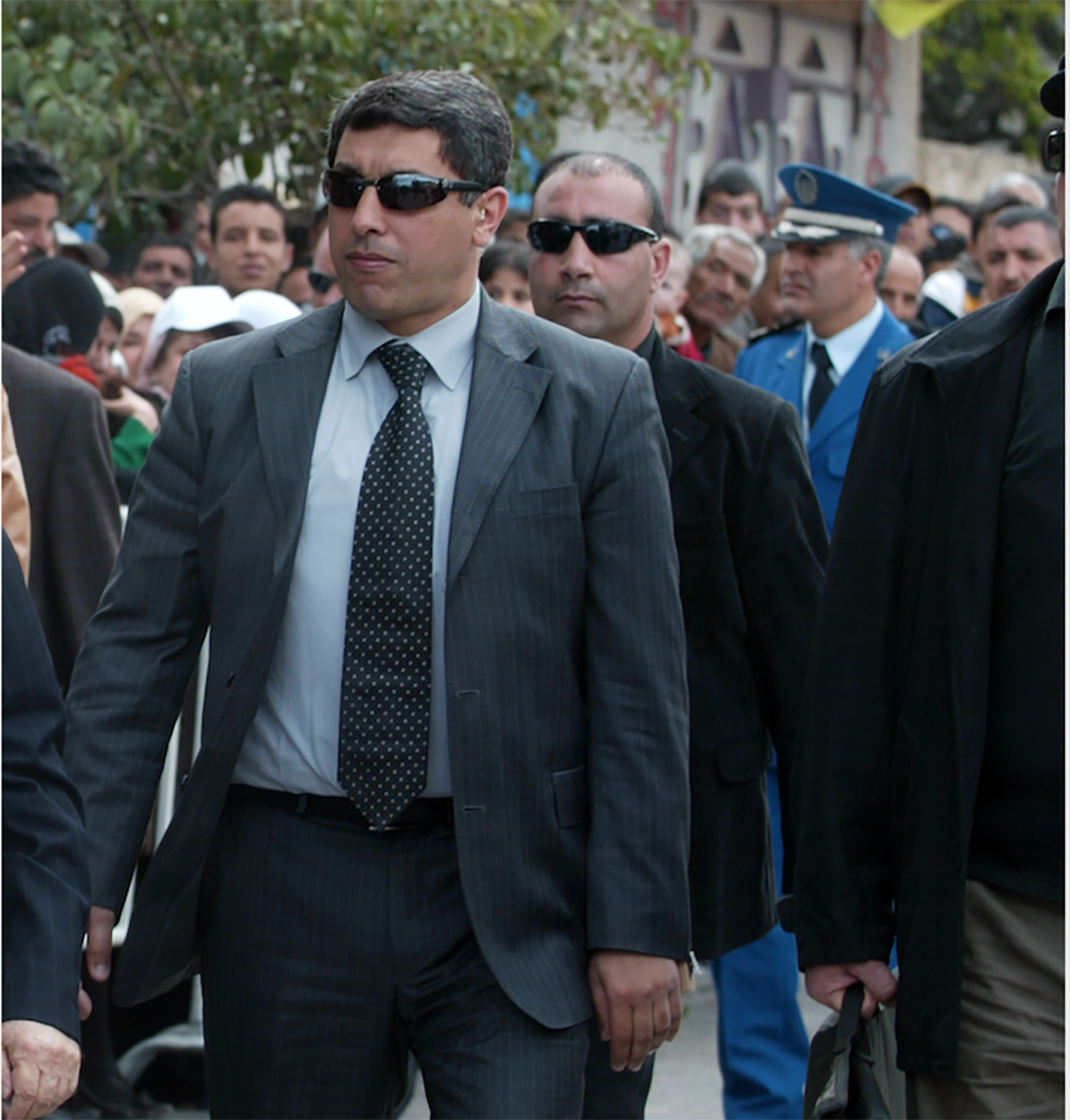 Belkacem Laribi, responsable de la protection personnelle du chef de l’État algérien Abdelmadjid Tebboune.