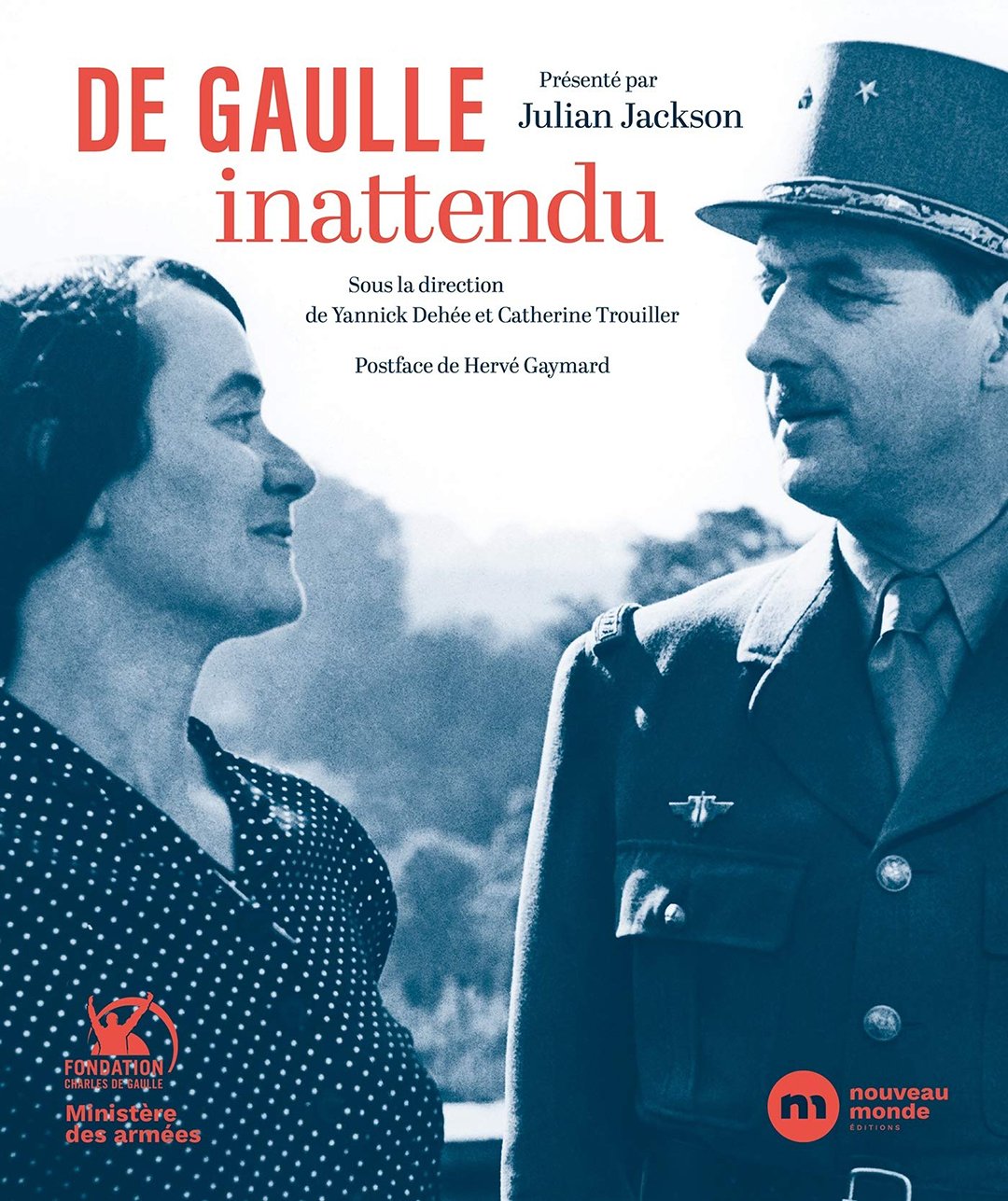 Couverture du livre « De Gaulle inattendu ». &copy; Éditions Nouveau Monde