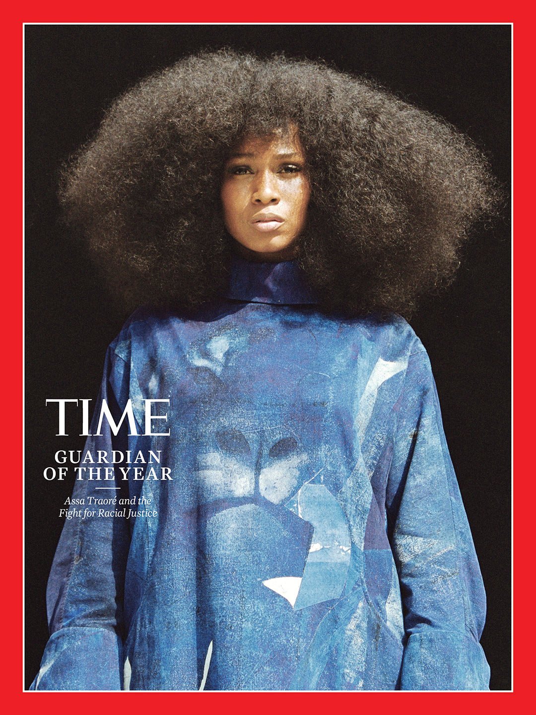 Assa Traoré en une. &copy; Time Magazine