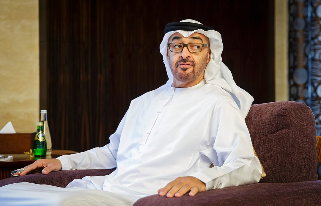 Mohamed Ben Zayed, le prince héritier des Émirats arabes unis. &copy; Thomas Trutschel/Photothek via Getty Images