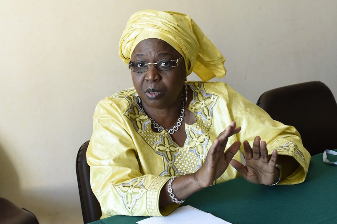 Awa Marie Coll Seck, la ministre sénégalaise de la Santé, le 20 mai 2014 à Genève. &copy; ALAIN GROSCLAUDE/AFP