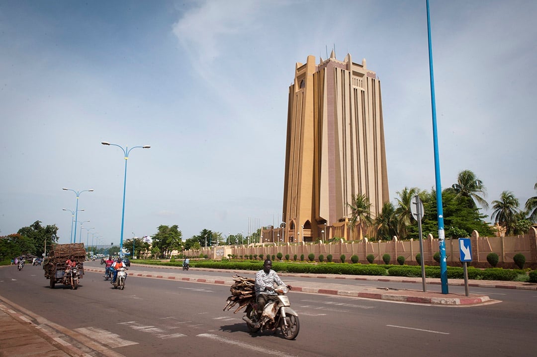 Siège de la BCEAO, à Bamako, en juin 2019. &copy; Vincent Fournier/JA