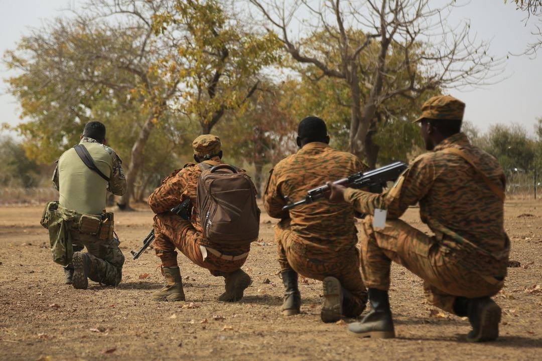 Des soldats burkinabè lors d'un exercice en février 2019 (image d'illustration). &copy; DR / Forces armées burkinabè