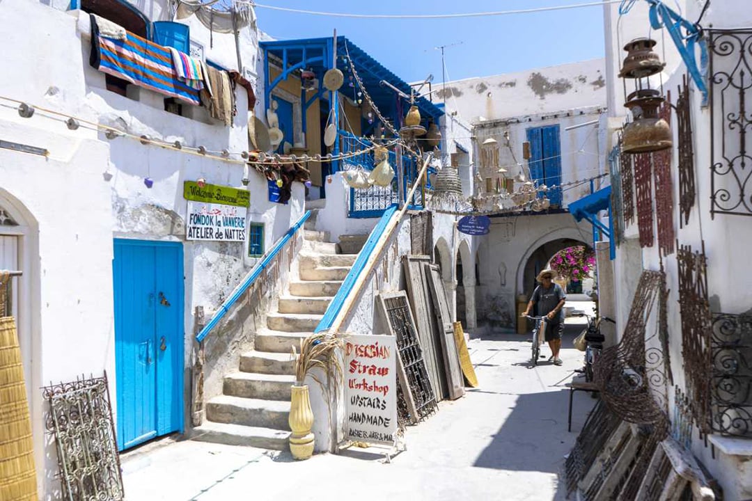 TUNISIA - DJERBA &copy; Houmt El Souk, sur l&rsquo;île de Djerba, est coupée du monde depuis le confinement. © NORBERT SCANELLA/ONLYWORLD.NET