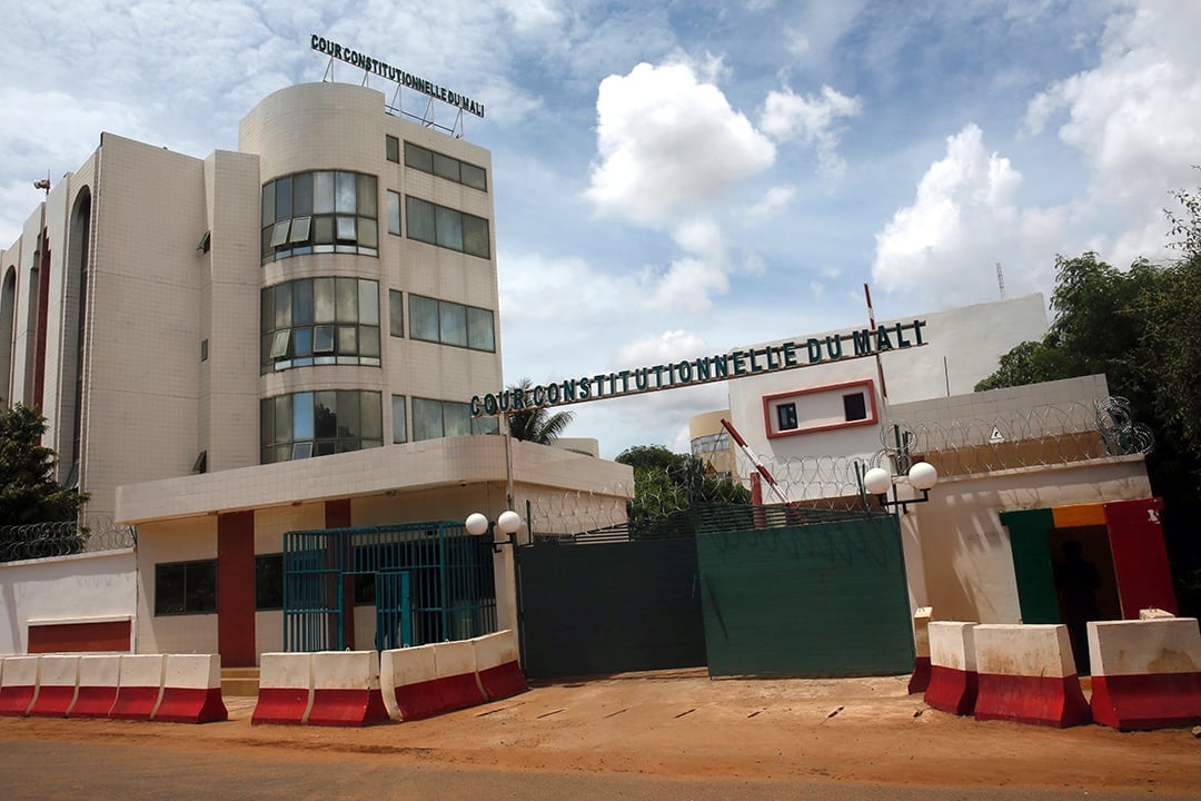 Le bâtiment de la Cour constitutionnelle, à Bamako, en 2018. &copy; Luc Gnago/REUTERS