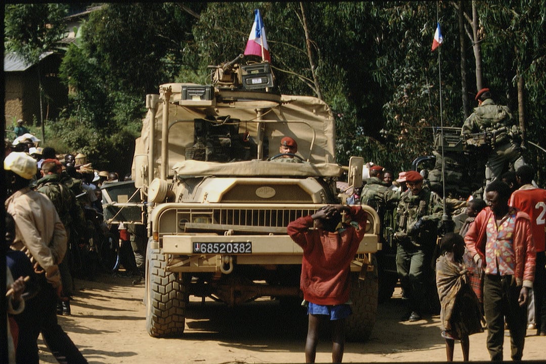 « Turquoise », une opération militaire française au Rwanda mandatée par les Nations unies. &copy; Charles Caratini/Sygma via Getty Images