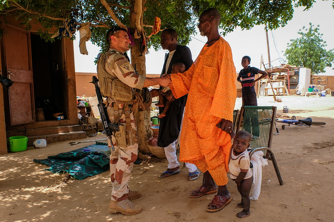 Un soldat français en patrouille à Gao, dans le nord du Mali, en août 2018. &copy; Fred Marie / Hans Lucas