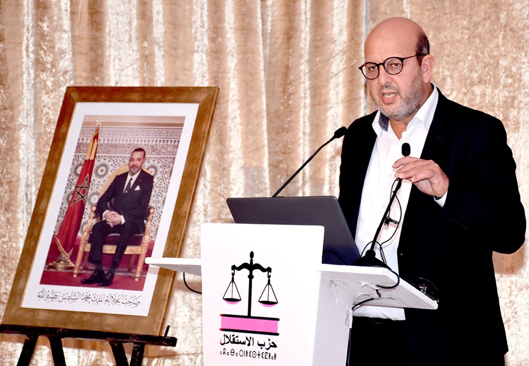 Abdeljabbar Rachidi, responsable de la communication du parti de l'Istiqlal &copy; DR