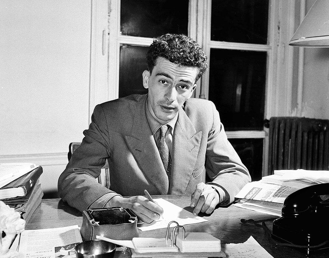 L'écrivain algerien Kateb Yacine, vers 1965 &copy; Renaud/leemage