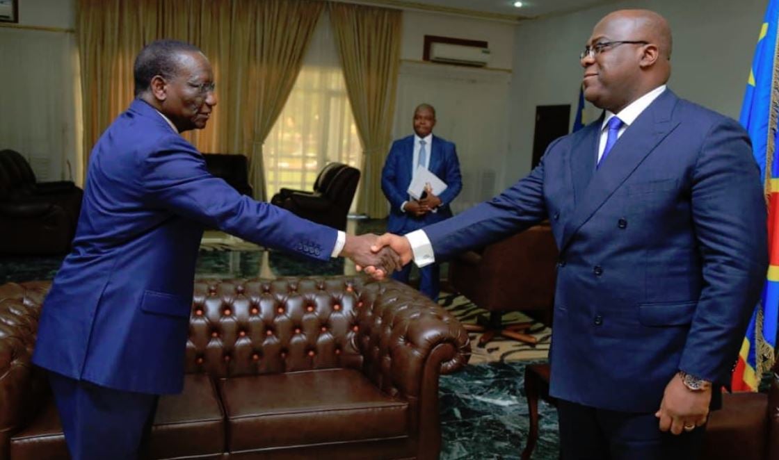 Le président Félix Tshisekedi et Sylvestre Ilunga Ilunkamba, nouveau Premier ministre de la RDC, le 20 mai 2019 à Kinshasa (image d'illustration). &copy; DR / présidence de la République