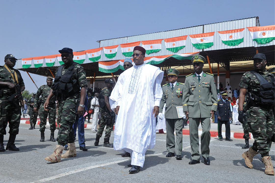 Le président Mahamadou Issoufou, le 18 décembre 2014. &copy; VINCENT FOURNIER/JA