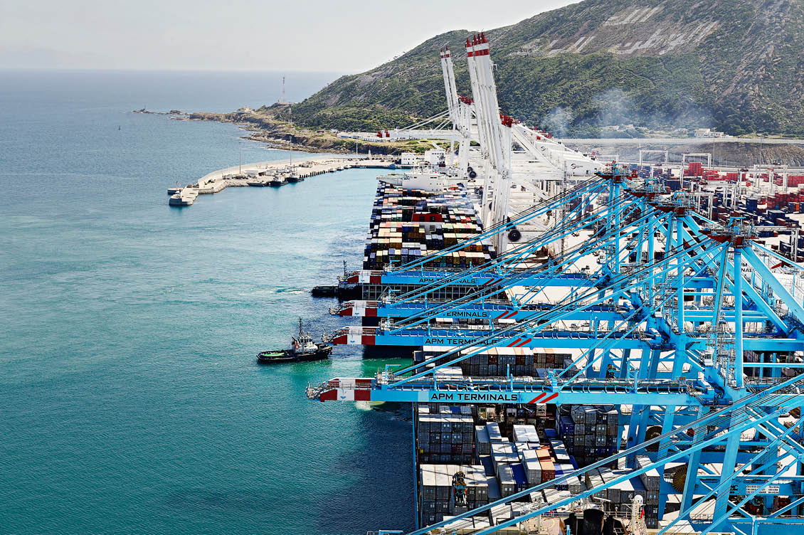 Tanger Med est le 4e port de la Méditerranée et le 55e au niveau mondial. &copy; TANGER MED