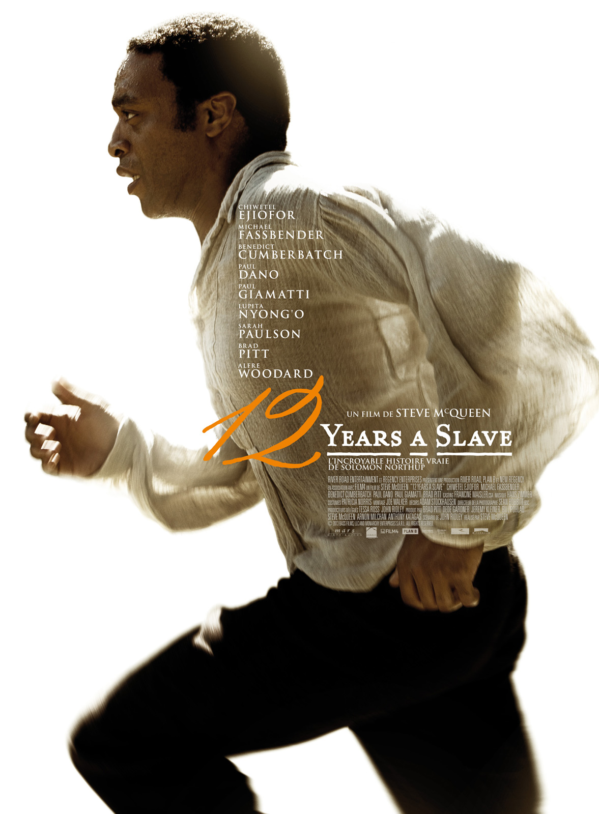L’affiche du film « 12 Years a Slave » © De Steve McQueen