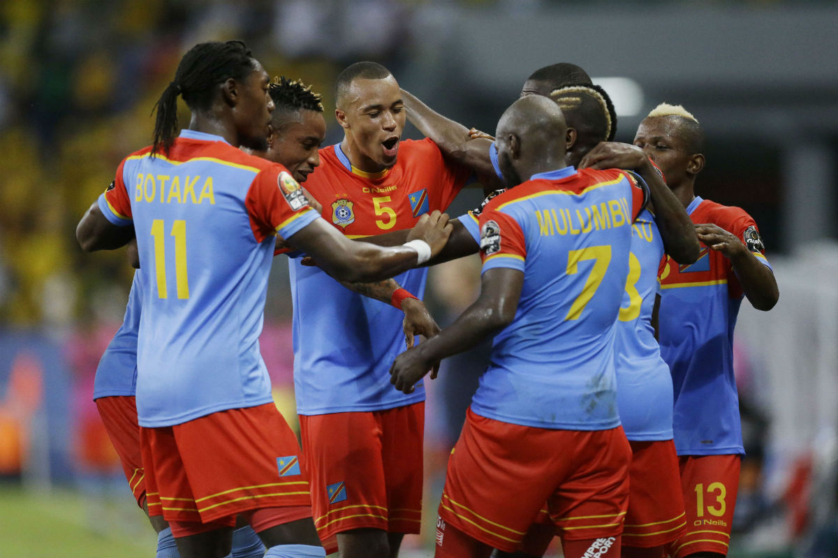 L'équipe nationale de la RDC lors du match face au Togo, le 24 janvier 2017. &copy; Sunday Alamba/AP/SIPA