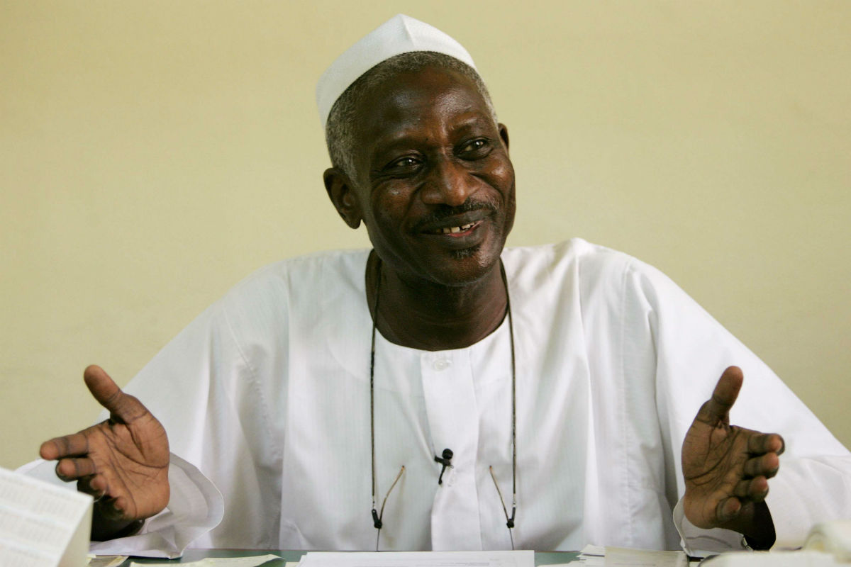 Ibni Oumar Mahamat Saleh, en avril 2006 à N'Djamena. &copy; KAREL PRINSLOO/AP/SIPA