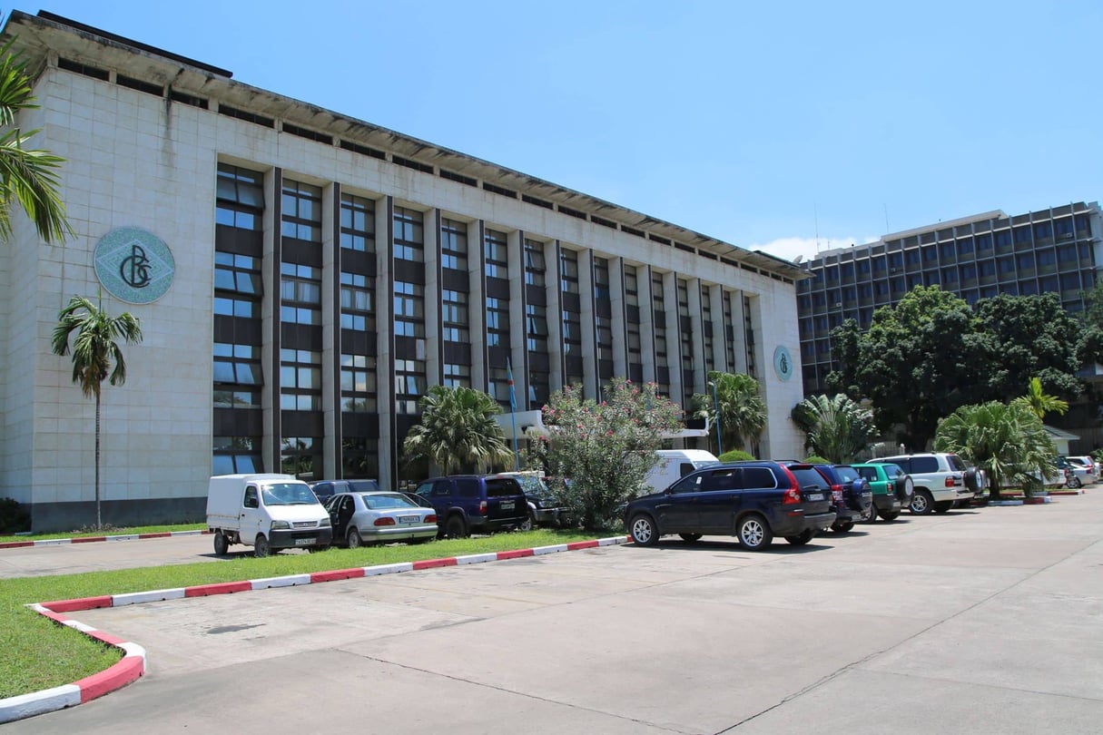 Les bâtiments de la Banque centrale du Congo, à Kinshasa, en RDC. © BCC