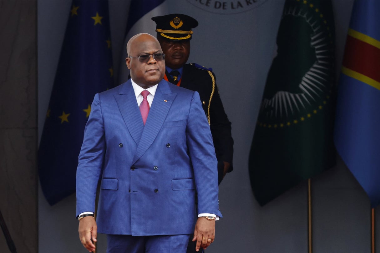 Le président congolais Félix Tshisekedi, le 4 mars 2023. &copy; LUDOVIC MARIN / AFP