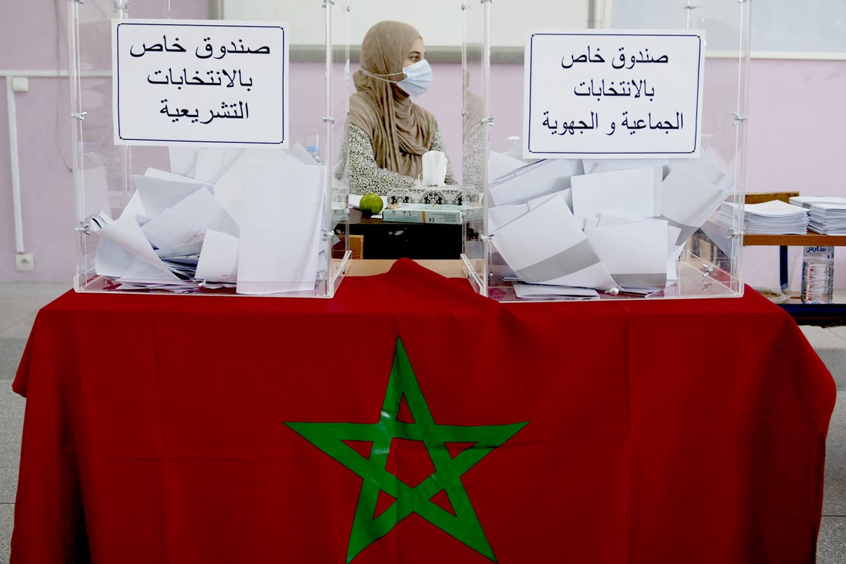 Élections législatives et municipales à Rabat, le 8 septembre 2021.