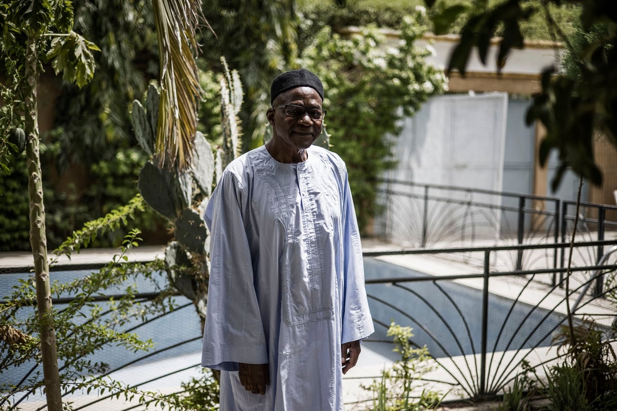 L’ancien Premier ministre et patron de l’UNDR Saleh Kebzabo, à N’Djamena le 12 avril 2021. © MARCO LONGARI / AFP