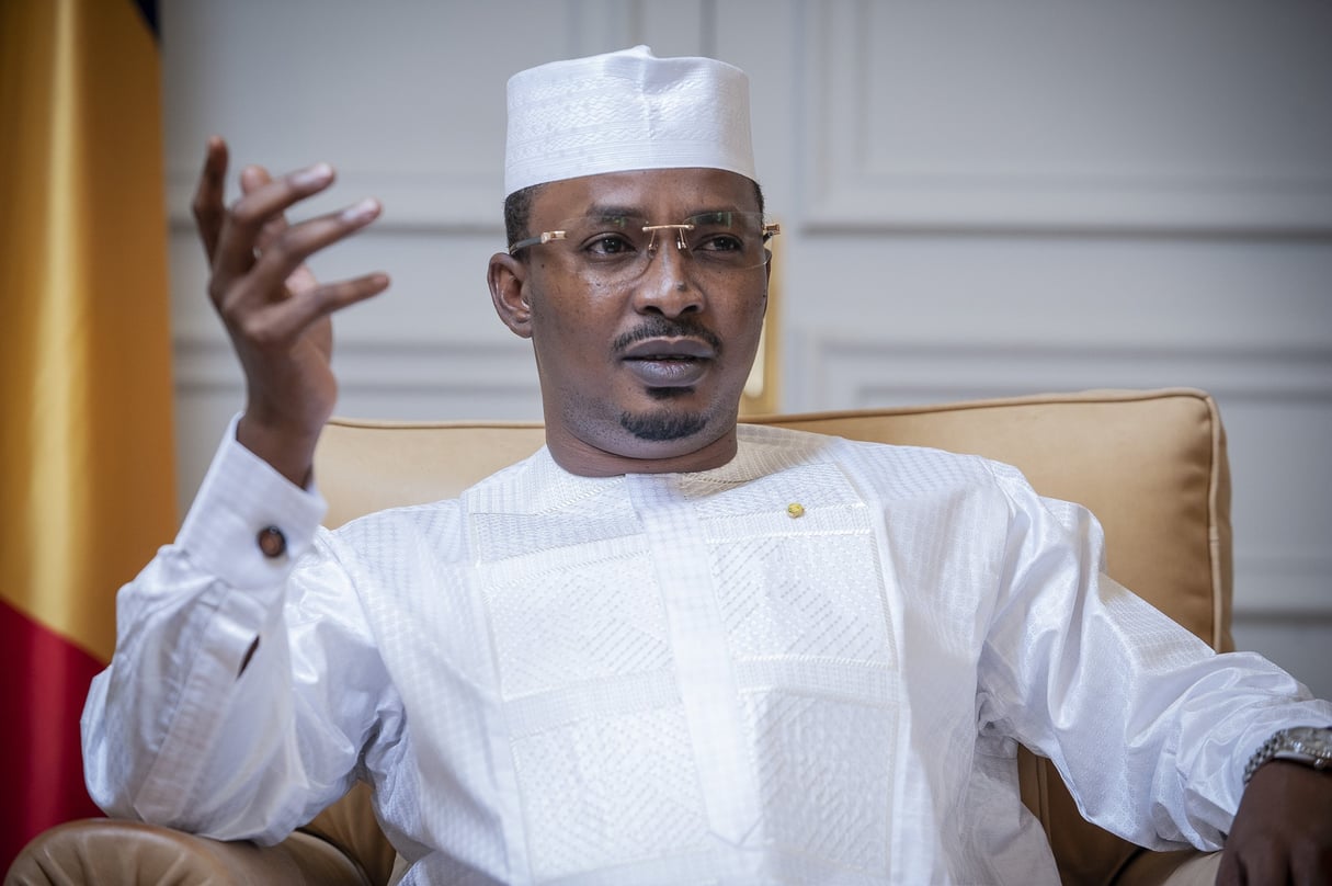 Mahamat Idriss Déby Itno, président de la transition tchadienne, à Paris, le 7 février 2023.