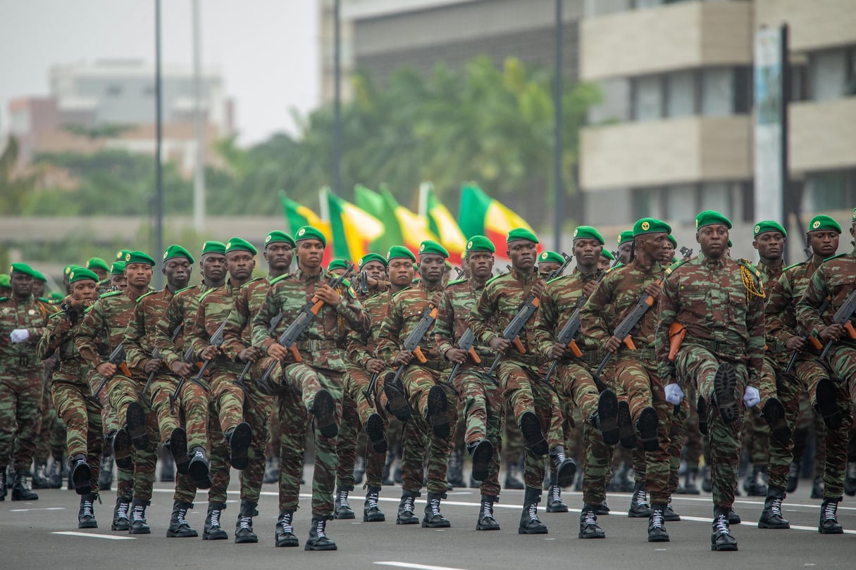 Défilé militaire et paramilitaire du 1er août 2023 à Cotonou, Bénin © Présidence du Bénin