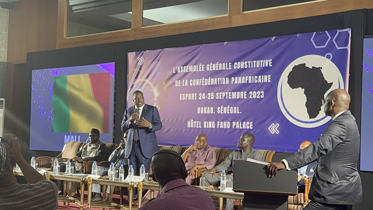  © Samba Bathily, Fondateur et PDG d’ADS à l’Assemblée Générale Constitutive de la Confédération Panafricaine ESPORT au Sénégal.