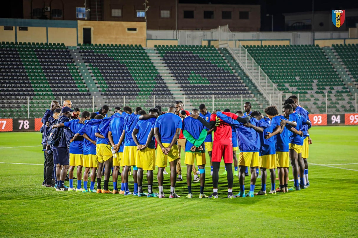 L’équipe du Tchad le 19 novembre 2023. © Facebook Fédération tchadienne de football association