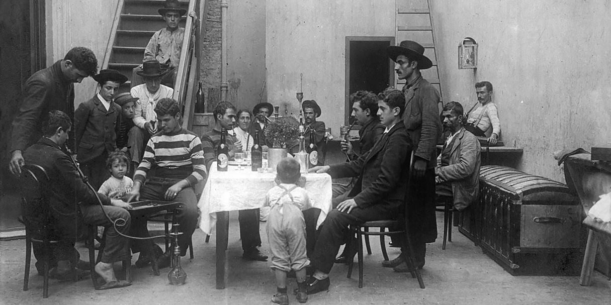 Des immigrants turcs à Buenos Aires, en Argentine, en 1902. &copy; Unknown author/Public Domain