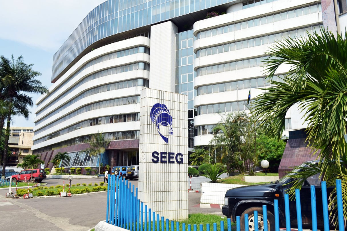 Le siège de la SEEG à Libreville, au Gabon. © Jocelyn Abila/Afrikimages Agency