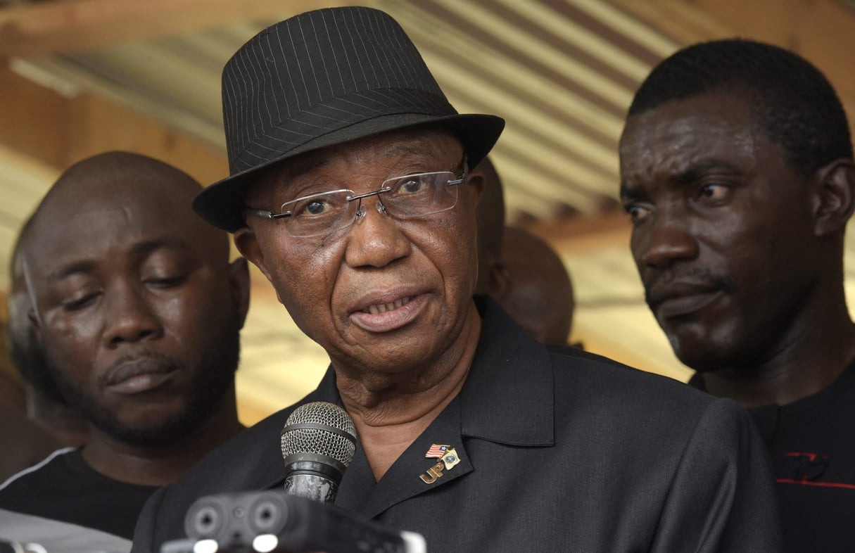 Joseph Boakai, à Monrovia, en décembre 2017. © SEYLLOU / AFP)