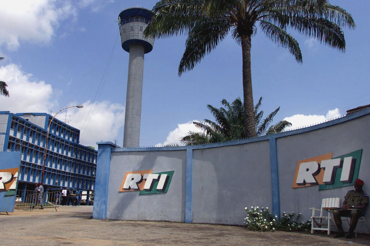 Le siège de la RTI, à Abidjan. &copy; ISSOUF SANOGO/AFP