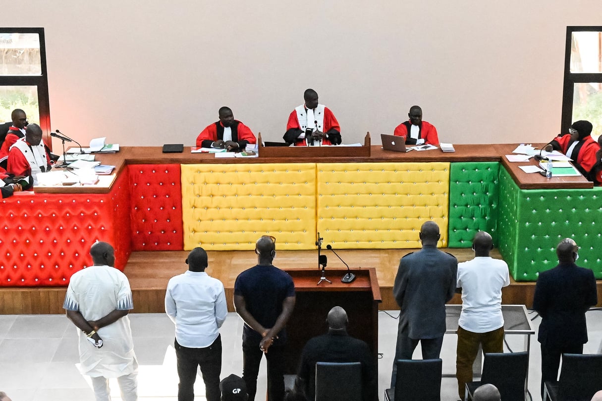 Ouverture du procès pour le massacre de 156 personnes en septembre 2009, le 28 septembre 2022 à Conakry © Photo CELLOU BINANI / AFP