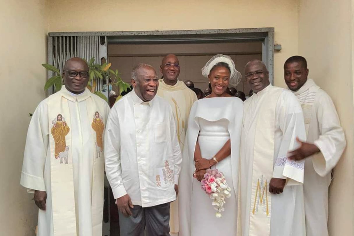 Lors du mariage de Laurent Gbagbo et de « Nady » Bamba, le 8 aout 2024 à Abidjan. © DR